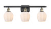 Norfolk - 3 Light - 26 inch - Black Antique Brass - Bath Vanity Light (516-3W-BAB-G461-6-LED)