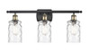 Candor - 3 Light - 25 inch - Black Antique Brass - Bath Vanity Light (516-3W-BAB-G352)