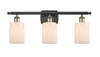 Hadley - 3 Light - 25 inch - Black Antique Brass - Bath Vanity Light (516-3W-BAB-G341-LED)