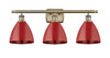 Plymouth - 3 Light - 28 inch - Antique Brass - Bath Vanity Light (516-3W-AB-MBD-75-RD-LED)