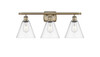 Berkshire - 3 Light - 28 inch - Antique Brass - Bath Vanity Light (516-3W-AB-GBC-82)