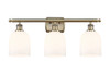Bella - 3 Light - 26 inch - Antique Brass - Bath Vanity Light (516-3W-AB-G558-6GWH)