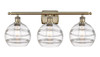 Rochester - 3 Light - 28 inch - Antique Brass - Bath Vanity Light (516-3W-AB-G556-8CL)