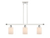 Hadley - 3 Light - 36 inch - White Polished Chrome - Cord hung - Island Light (516-3I-WPC-G341-LED)