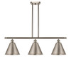 Berkshire - 3 Light - 39 inch - Brushed Satin Nickel - Cord hung - Island Light (516-3I-SN-MBC-12-SN)