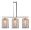 Cobbleskill - 3 Light - 36 inch - Brushed Satin Nickel - Cord hung - Island Light (516-3I-SN-G116-L)