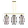 Vaz - 3 Light - 37 inch - Satin Gold - Cord hung - Island Light (516-3I-SG-G557-10SM)