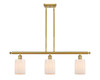 Hadley - 3 Light - 36 inch - Satin Gold - Cord hung - Island Light (516-3I-SG-G341-LED)