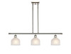 Dayton - 3 Light - 36 inch - Polished Nickel - Cord hung - Island Light (516-3I-PN-G411-LED)