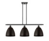 Bristol - 3 Light - 36 inch - Oil Rubbed Bronze - Cord hung - Island Light (516-3I-OB-MBD-9-OB-LED)
