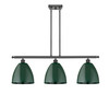Plymouth - 3 Light - 36 inch - Oil Rubbed Bronze - Cord hung - Island Light (516-3I-OB-MBD-9-GR-LED)