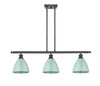 Plymouth - 3 Light - 36 inch - Oil Rubbed Bronze - Cord hung - Island Light (516-3I-OB-MBD-75-SF-LED)