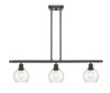 Athens - 3 Light - 36 inch - Oil Rubbed Bronze - Cord hung - Island Light (516-3I-OB-G124-6-LED)