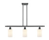 Clymer - 3 Light - 36 inch - Matte Black - Cord hung - Island Light (516-3I-BK-G801)
