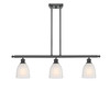 Brookfield - 3 Light - 36 inch - Matte Black - Cord hung - Island Light (516-3I-BK-G441)