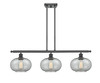 Gorham - 3 Light - 36 inch - Matte Black - Cord hung - Island Light (516-3I-BK-G247-LED)