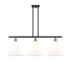 Berkshire - 3 Light - 39 inch - Black Antique Brass - Cord hung - Island Light (516-3I-BAB-GBC-121-LED)