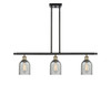 Caledonia - 3 Light - 36 inch - Black Antique Brass - Cord hung - Island Light (516-3I-BAB-G257)