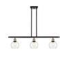 Athens - 3 Light - 36 inch - Black Antique Brass - Cord hung - Island Light (516-3I-BAB-G122-6)