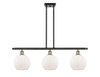 Athens - 3 Light - 36 inch - Black Antique Brass - Cord hung - Island Light (516-3I-BAB-G121)