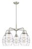 Vaz - 5 Light - 24 inch - Satin Nickel - Chandelier (516-5CR-SN-G557-6CL)