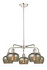 Fenton - 5 Light - 25 inch - Polished Nickel - Chandelier (516-5CR-PN-G96)
