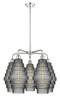 Cascade - 5 Light - 26 inch - Polished Chrome - Chandelier (516-5CR-PC-G673-8)