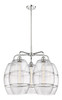 Vaz - 5 Light - 28 inch - Polished Chrome - Chandelier (516-5CR-PC-G557-10CL)