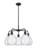 Waverly - 5 Light - 26 inch - Matte Black - Chandelier (516-5CR-BK-G372)