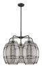 Vaz - 5 Light - 28 inch - Black Antique Brass - Chandelier (516-5CR-BAB-G557-10SM)