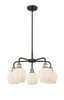Norfolk - 5 Light - 24 inch - Black Antique Brass - Chandelier (516-5CR-BAB-G461-6)