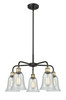 Hanover - 5 Light - 24 inch - Black Antique Brass - Chandelier (516-5CR-BAB-G2812)
