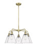 Berkshire - 5 Light - 26 inch - Antique Brass - Chandelier (516-5CR-AB-GBC-84)