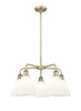 Berkshire - 5 Light - 26 inch - Antique Brass - Chandelier (516-5CR-AB-GBC-81)