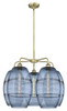 Vaz - 5 Light - 28 inch - Antique Brass - Chandelier (516-5CR-AB-G557-10BL)