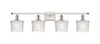 Niagara - 4 Light - 37 inch - White Polished Chrome - Bath Vanity Light (516-4W-WPC-G402)