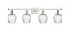 Salina - 4 Light - 36 inch - White Polished Chrome - Bath Vanity Light (516-4W-WPC-G292)