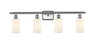 Clymer - 4 Light - 34 inch - Brushed Satin Nickel - Bath Vanity Light (516-4W-SN-G801-LED)