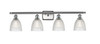 Castile - 4 Light - 36 inch - Brushed Satin Nickel - Bath Vanity Light (516-4W-SN-G382)