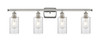 Clymer - 4 Light - 34 inch - Polished Nickel - Bath Vanity Light (516-4W-PN-G804)