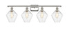 Cindyrella - 4 Light - 38 inch - Polished Nickel - Bath Vanity Light (516-4W-PN-G654-8)