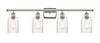 Hadley - 4 Light - 35 inch - Polished Nickel - Bath Vanity Light (516-4W-PN-G342-LED)