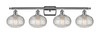 Ithaca - 4 Light - 38 inch - Polished Chrome - Bath Vanity Light (516-4W-PC-G555-8CL)