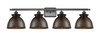 Adirondack - 4 Light - 38 inch - Oil Rubbed Bronze - Bath Vanity Light (516-4W-OB-M14-OB)