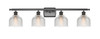 Dayton - 4 Light - 36 inch - Oil Rubbed Bronze - Bath Vanity Light (516-4W-OB-G412)