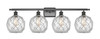 Farmhouse Rope - 4 Light - 38 inch - Oil Rubbed Bronze - Bath Vanity Light (516-4W-OB-G122-8RW-LED)