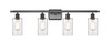 Clymer - 4 Light - 34 inch - Matte Black - Bath Vanity Light (516-4W-BK-G802)