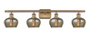 Fenton - 4 Light - 37 inch - Brushed Brass - Bath Vanity Light (516-4W-BB-G96)