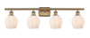 Norfolk - 4 Light - 36 inch - Brushed Brass - Bath Vanity Light (516-4W-BB-G461-6-LED)