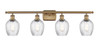 Salina - 4 Light - 36 inch - Brushed Brass - Bath Vanity Light (516-4W-BB-G292-LED)